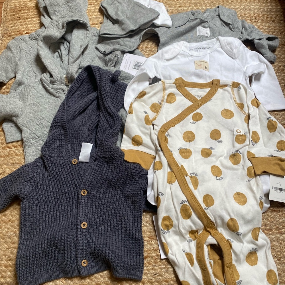 NWT Burt’s bees and Carters Little Planet set